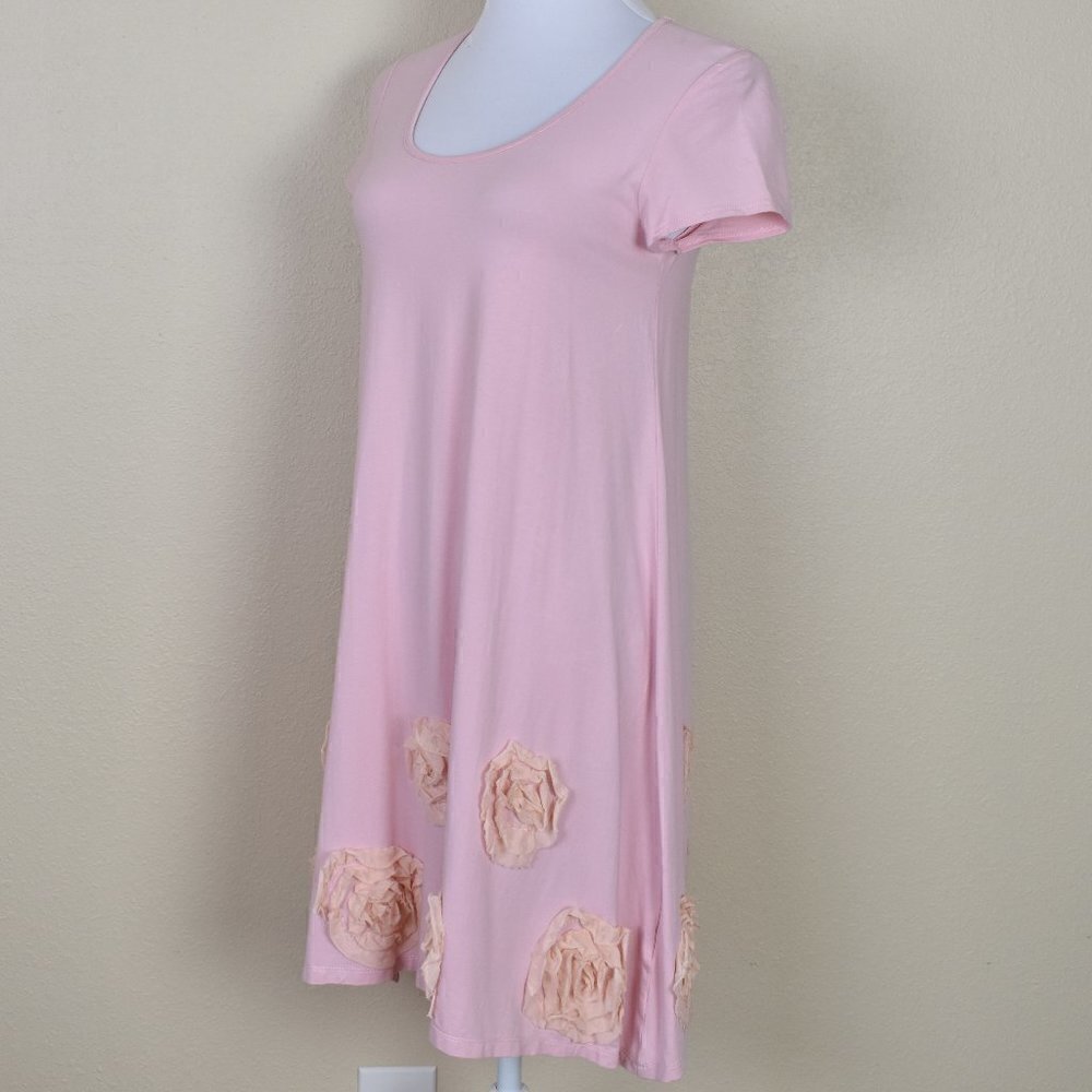 Uncle Frank Floral Rosette Shirt Dress S - Picture 2 of 7